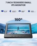 Eyoyo 7-Inch Mini HDMI Monitor with Multiple Inputs