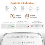 Amazon Basics Cross Cut Paper and Credit Card Shredder for Security - 8-Sheet, Heavy Duty, White