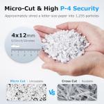 BONSEN 300-Sheet Heavy Duty Micro Cut Shredder