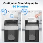 BONSEN 300-Sheet Heavy Duty Micro Cut Shredder