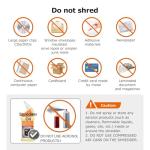 Bonsaii 12-Sheet Cross Cut Paper Shredder, 5.5 Gal Home Office Heavy Duty Shredder for Paper, Credit Card, Mail, Staples, with Transparent Window, High Security Level P-4 (C275-A)