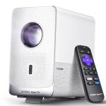 Aurzen 1080P Mini Smart Projector with Roku
