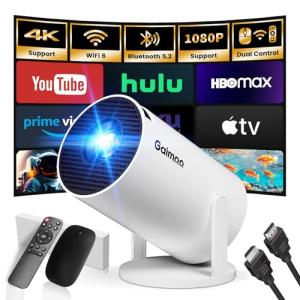 Mini Projector 1080P FHD with WiFi and Bluetooth