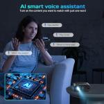 GooDee 4K UHD Smart Projector with WiFi & Bluetooth