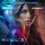 GooDee 4K UHD Smart Projector with WiFi & Bluetooth