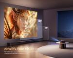 WiFi 6 Smart 4K Outdoor Projector with Google TV