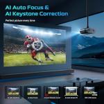 GooDee 4K UHD Smart Projector with WiFi & Bluetooth