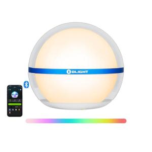 OLIGHT Sphere Smart Night Light, 75 lumens Stepless Dimming Table Lamp with Remotely APP Control, Magnetic Rechargeable RGB Ambient Lighting for Sleeping, Reading, and Relaxation