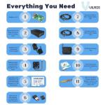 Vilros Raspberry Pi 5 Starter Kit - 128GB, 8GB RAM
