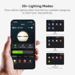 OLIGHT Sphere Smart Night Light, 75 lumens Stepless Dimming Table Lamp with Remotely APP Control, Magnetic Rechargeable RGB Ambient Lighting for Sleeping, Reading, and Relaxation