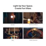 OLIGHT Sphere Smart Night Light, 75 lumens Stepless Dimming Table Lamp with Remotely APP Control, Magnetic Rechargeable RGB Ambient Lighting for Sleeping, Reading, and Relaxation