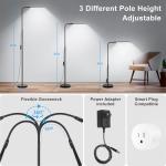 Bright Adjustable LED Floor Lamp for Reading