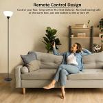 PESRAE Remote-Controlled Floor Lamp with Adjustable Brightness