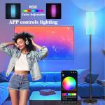 Smart RGB LED Floor Lamp with App Control