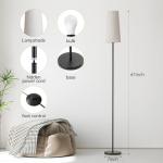 SUNMORY 61'' Floor Lamp with 3 Color Temperatures