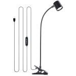 Dott Arts USB Clip-On Desk Lamp with 3 Colors