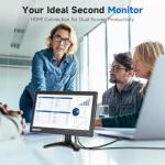 JINSWY 10.1" HD Security Monitor with Remote