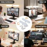 yAyusi Dual-Lamp LED Video Conference Lighting