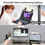 yAyusi Dual-Lamp LED Streaming Light with Remote