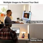 yAyusi Dual-Lamp LED Streaming Light with Remote