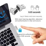 ARCANITE USB Fingerprint Reader for Windows 11/10 Hello Desktop, Laptop, 0.05s 360-Degree Sensor Security Device Login, Security Lock