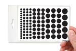 95 Black Vinyl Webcam Covers in 5 Sizes