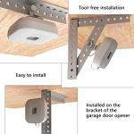 Zwolf No-Drill Mount Bracket for Garage Door Opener