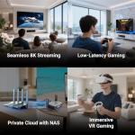 GL.iNet Flint 3 Tri-Band Gaming WiFi Router