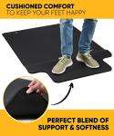 Anti-Fatigue Office Chair Mat with Foot Rest