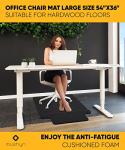 Anti-Fatigue Office Chair Mat with Foot Rest