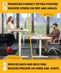 Anti-Fatigue Office Chair Mat with Foot Rest