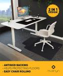 Anti-Fatigue Office Chair Mat with Foot Rest