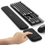 MEKASS Memory Foam Ergonomic Wrist Rest Set