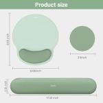 Ergonomic Wrist Support Mouse Pad and Coaster