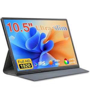 10.5" Portable FHD Monitor with Smart Cover