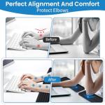 Ergonomic L-Shaped Desk Elbow Pads - 2 Pack