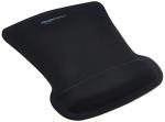 Amazon Basics Gel Wrist Support Mouse Pad, Black