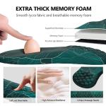 Ergonomic Wrist Support Mouse Pad - Banana Leaf Green