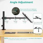 Adjustable Laptop Desk Mount with Cooling Tray