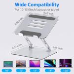 Adjustable Metal Laptop Stand for 10-15.6" Laptops