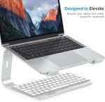 OMOTON Ergonomic Aluminum Laptop Stand with Ventilation