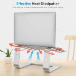 OMOTON Ergonomic Aluminum Laptop Stand with Ventilation