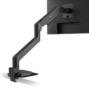 BenQ BSH01 Ergo Monitor Arm -Gas Spring Monitor Stand for Up to 45'' & 44lbs Screens, Heavy Duty, Quick Installation, No Sagging, Top Clamp and Grommet Base, Reinforcement Plate, VESA 75x75 &100x100mm