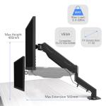 Gas Spring Monitor Arm for 13-32 Inch Screens