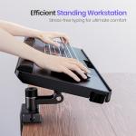 Klearlook Adjustable Rotating Under-Desk Keyboard Tray