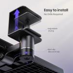 Klearlook Adjustable Rotating Under-Desk Keyboard Tray