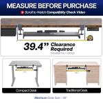 VIVO Under-Desk Sliding Keyboard Tray System