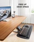Huanuo 360-Degree Adjustable Under-Desk Keyboard Tray