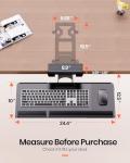 Adjustable Ergonomic Under Desk Keyboard Tray
