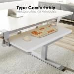 Fenge Under Desk Pull-Out Keyboard and Mouse Tray